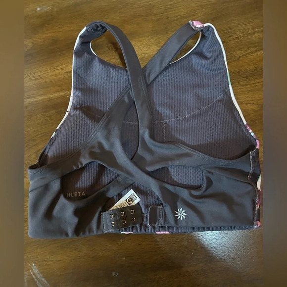 Athleta Floral Sports Bra Size XS - Picture 3 of 3